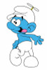 Fooly Smurf Color Sticker