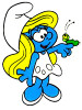 Smurfette decal 2