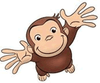 Curious George Sticker