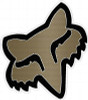 F Head CARBON FIBER Bronze auto racing sticker