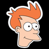 fry HEAD FUTURAMA STICKER