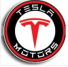 TESLA MOTORS ROUND ELON STICKER