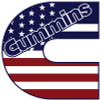 CUMMINS USA LOGO STICKER
