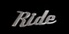 Ride Script Chrome METAL Auto Emblem