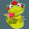 kermit the FROG muppet show sticker 2
