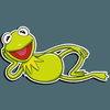 kermit the FROG muppet show sticker 11