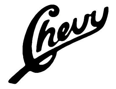 chevy script logo new - ChromeAutoDecals.com