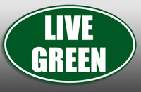Live Green Stickers