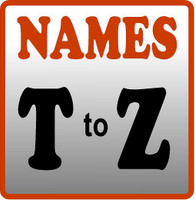 Names T to Z