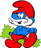 Smurf Cartoon Stickers