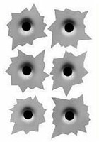 Bullet Hole Stickers