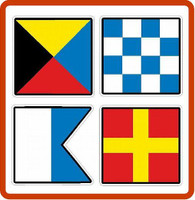 International Maritime Signal Flag Stickers