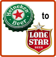 Heineken to Lone Star BEER LOGOS