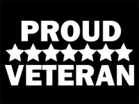 Proud Military Decal Stickers