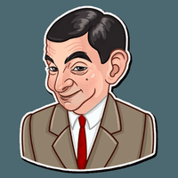 Mr Bean Stickers