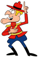 Dudley Do Right Decals