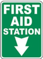 Safety First Aid Signs or Stickers