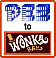 PEZ to Willy Wonka CANDY LOGOS