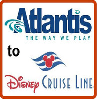 Atlantis to Disney Cruise Ship Logos