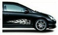 Flame & Tribal Car Logos Decals