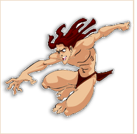 Tarzan Cartoon Stickers