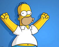 Homer Simpson OOH Sticker Homer Simpson OOH Sticker