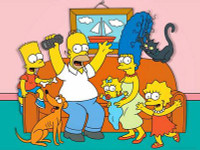 simpson family on couch funny cartoon sticker simpson family on couch funny cartoon sticker
