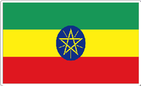 Ethiopia Flag Sticker
