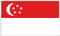 Singapore Flag Sticker