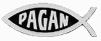 Pagan Fish Chrome Emblem