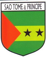 Sao Tome and Principe Flag Crest Decal Sticker Sao Tome and Principe Flag Crest Decal Sticker