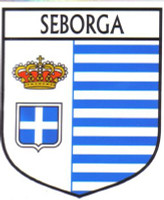 Seborga Flag Crest Decal Sticker