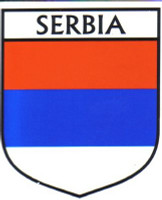 Serbia Flag Crest Decal Sticker