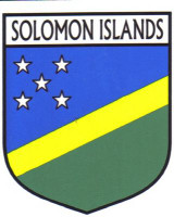Solomon Islands Flag Crest Decal Sticker