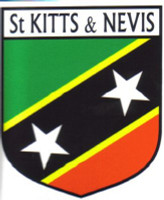 St Kitts and Nevis Flag Crest Decal Sticker