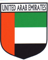 United Arab Emirates Flag Crest Decal Sticker