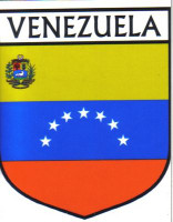 Venezuela Flag Crest Decal Sticker