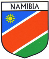 Namibia Flag Crest Decal Sticker