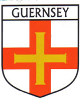 Guernsey Flag Crest Decal Sticker