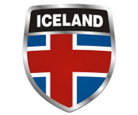 Iceland Crest Sticker NEW