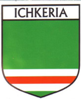 Ichkeria Flag Crest Decal Sticker