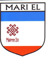 Mari El Flag Crest Decal Sticker
