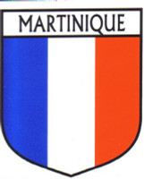 Martinique Flag Crest Decal Sticker