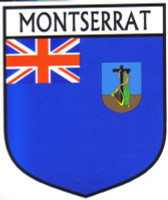 Montserrat Flag Crest Decal Sticker