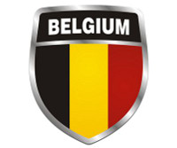 Belgium Crest Sticker NEW
