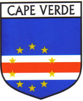 Cape Verde Flag Crest Decal Sticker