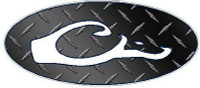 DRAKE OVAL DECAL- Diamondplate Black FILL