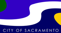 California Sacramento City Flag Decal