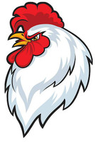 ROOSTER ANIMAL STICKER HEAD 7