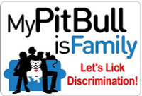 my pitbull is family sticker 1